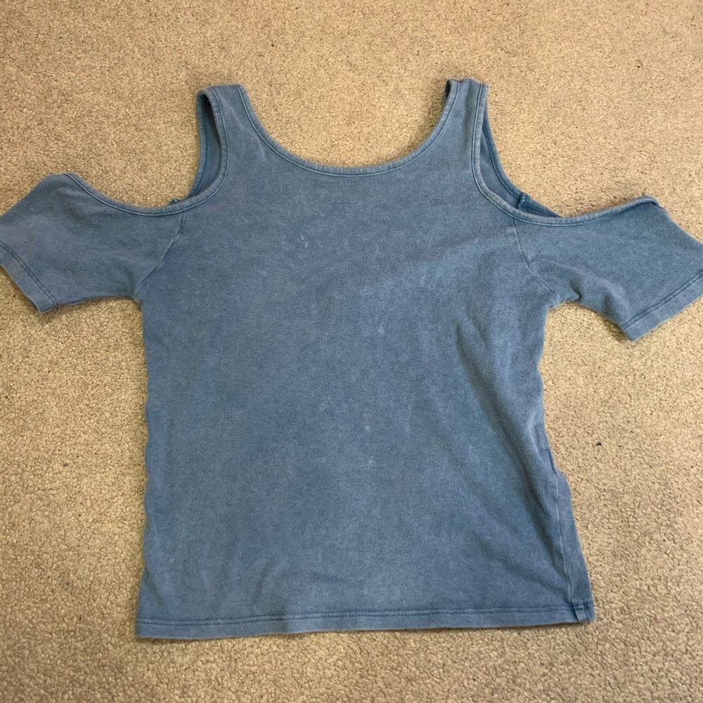 Blue Forever 21 crop top